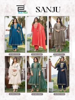 Blue hills sanju anarkali kurti wholesaler price  - wholesale export